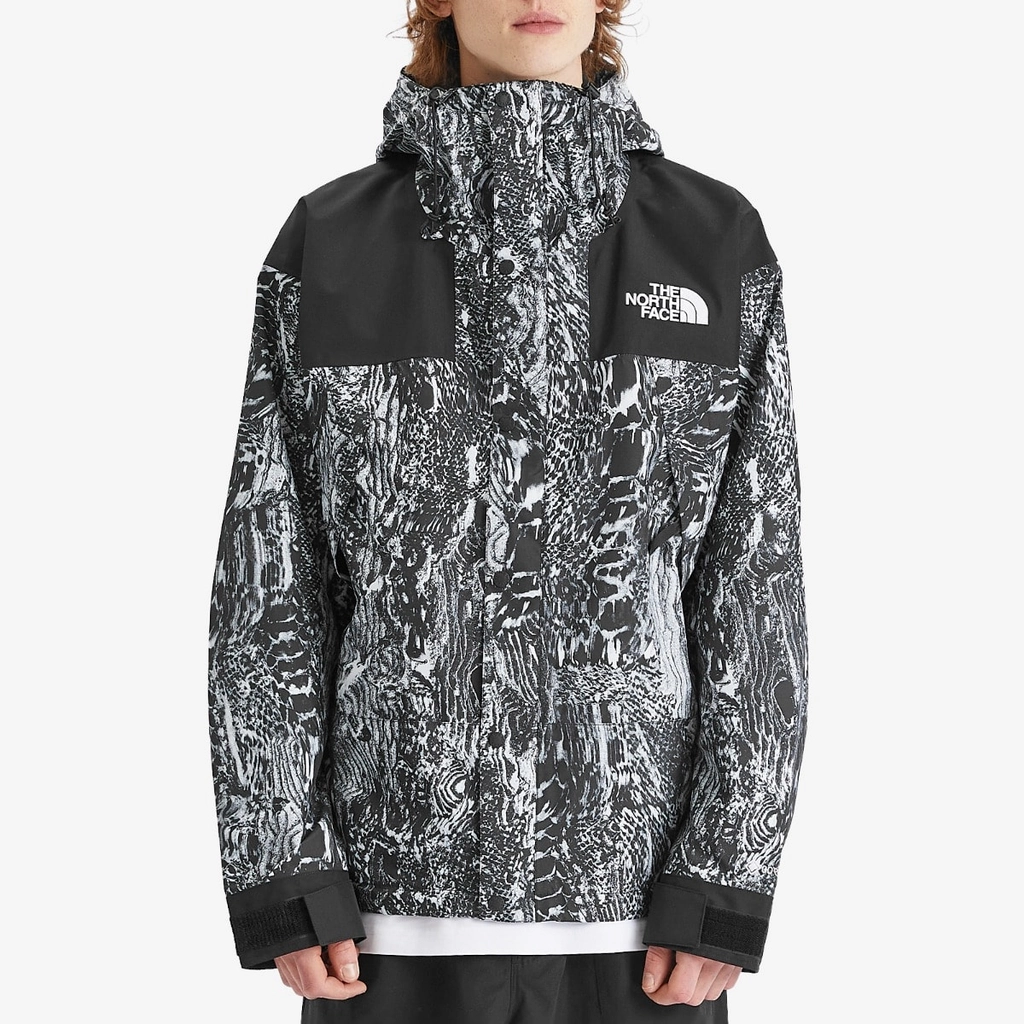 The North Face Men's Gore-Tex Mountain Jacket Tnf Black Wood Snake